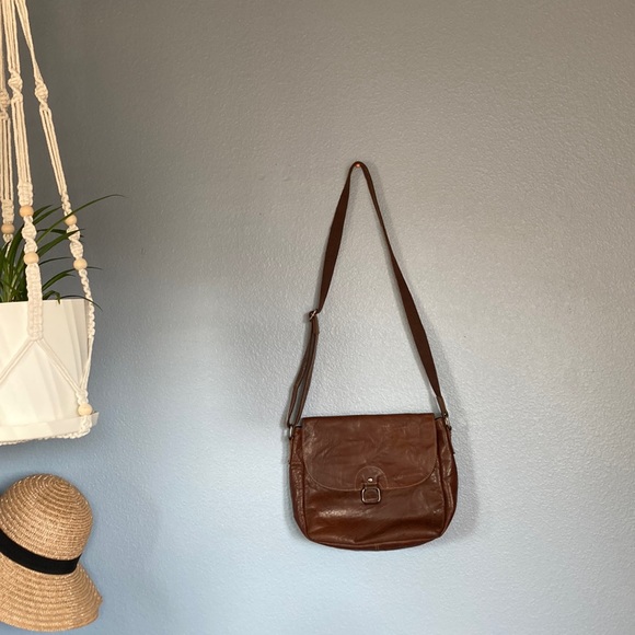 JACK GEORGES VOYAGER Handbag. 💯 buffalo leather. - Picture 1 of 14